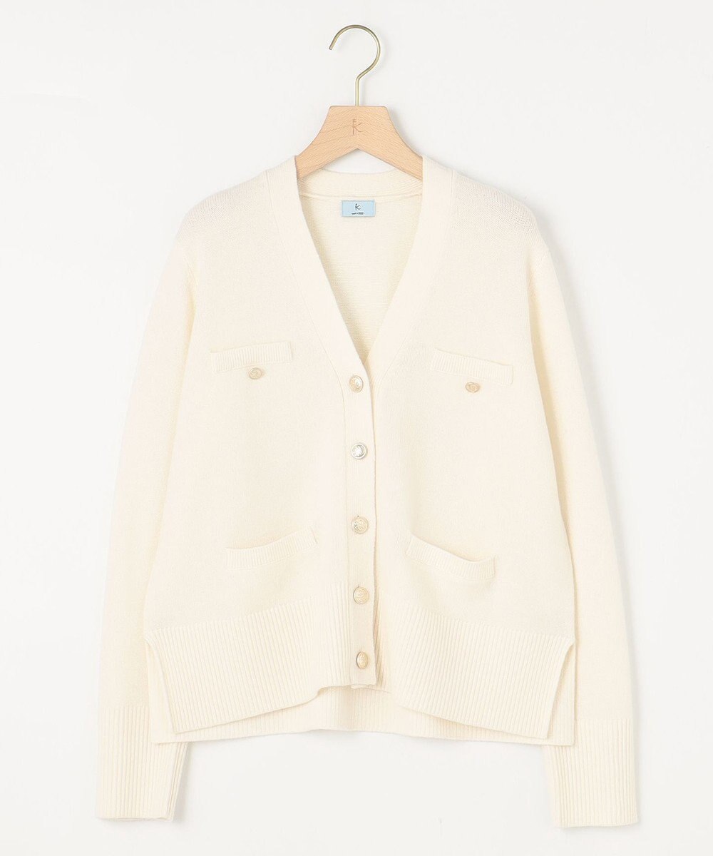 組曲 【WEB限定】ウールカシミヤミックス カーディガン 