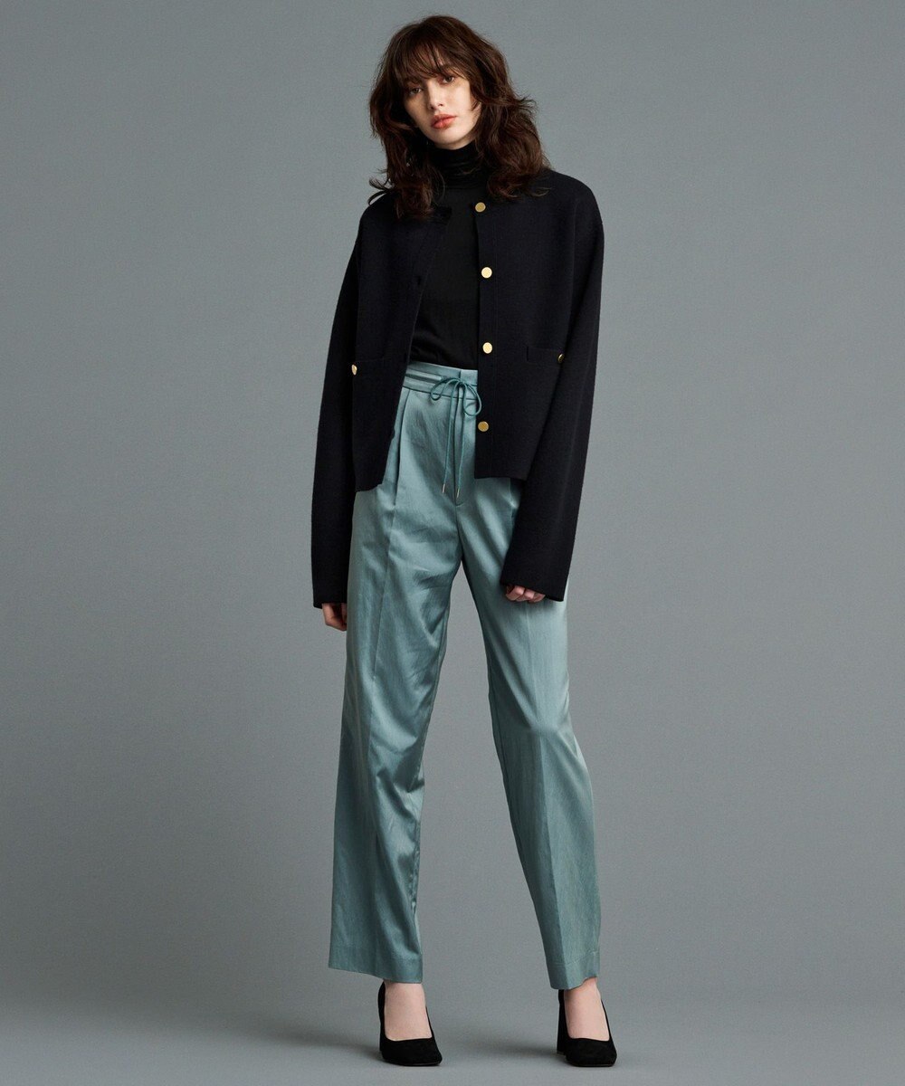 uncrave 【洗える】サテン ドロストパンツ（uncrave STANDARD） 