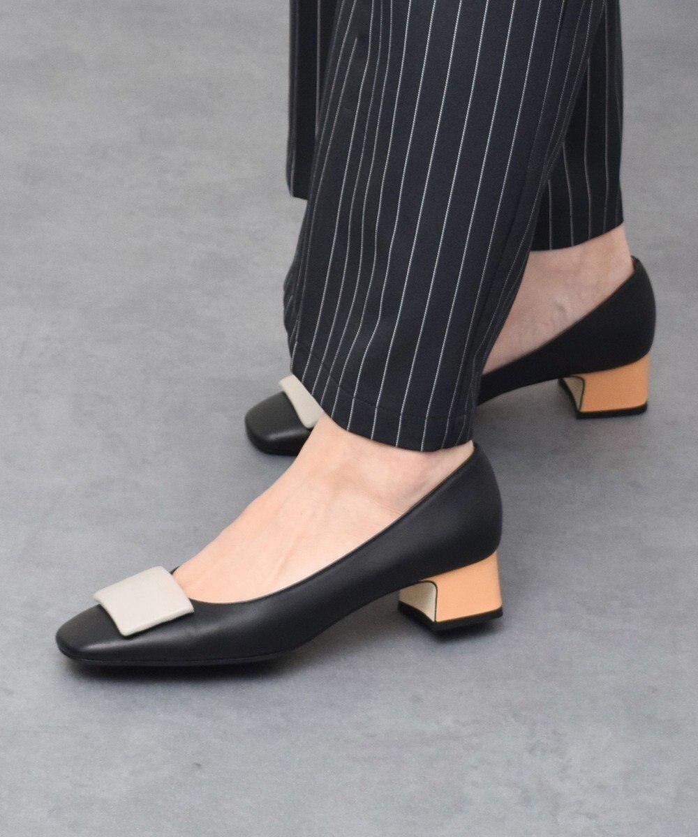 INTER-CHAUSSURES 【FABIO RUSCONI】オーナメントパンプス 