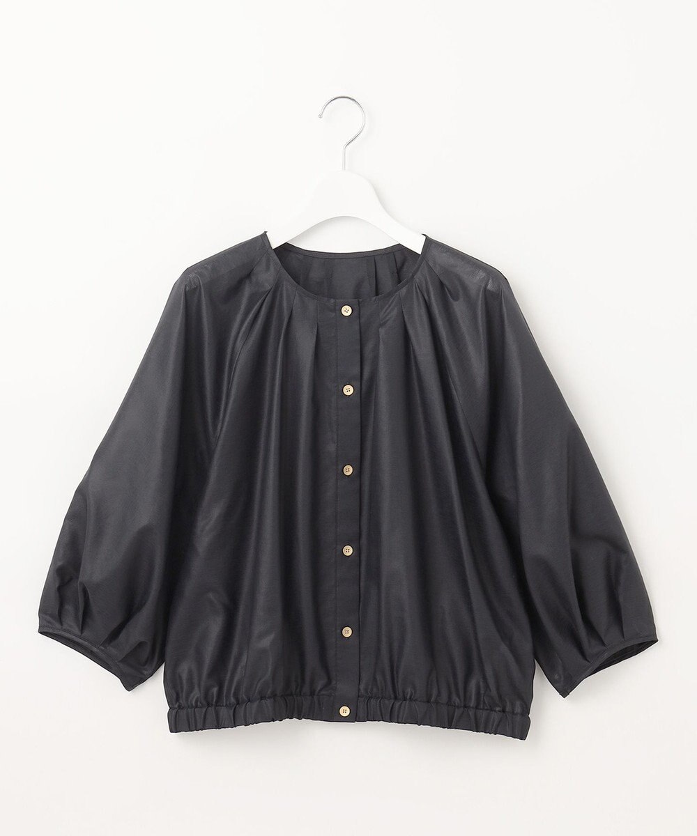 自由区 【洗える・XSサイズあり】シアーシャイニー ジャケット 