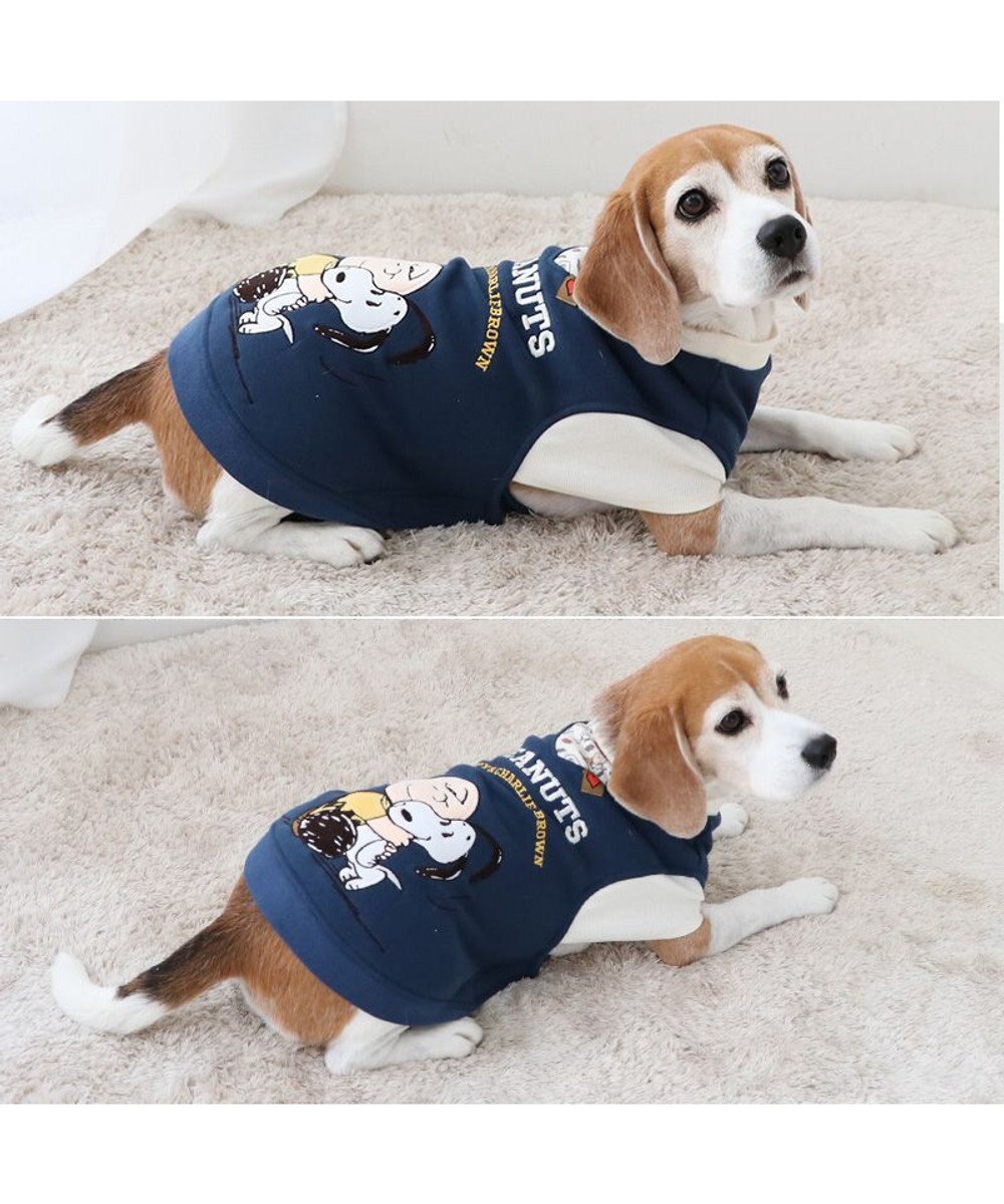 PET PARADISE スヌーピー 重ね着風トレーナー 《ハグ柄》中型犬 大型犬 