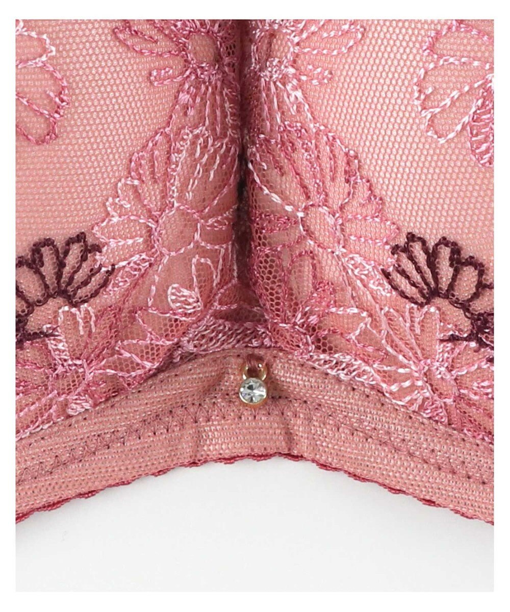 AMPHI ノンワイヤーブラ 谷間をメイク 脇高設計 A~Gカップまで対応 大きいサイズ 【BRAGENIC ブラジェニック 脇高細見えタイプ】 ブラジャー ブラ BMI353 アンフィ／ワコール 