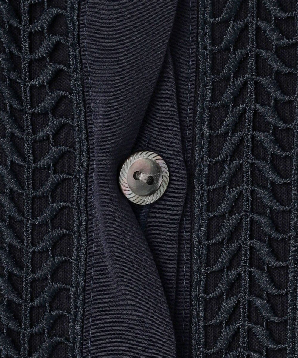 J.PRESS LADIES レースコンビ ボウタイ カットソー 