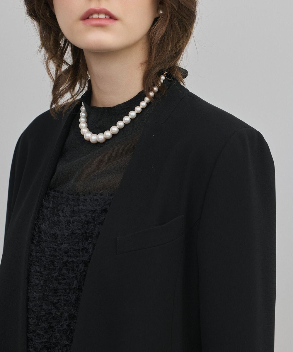 GRACE CONTINENTAL トリアセノーカラージャケット 