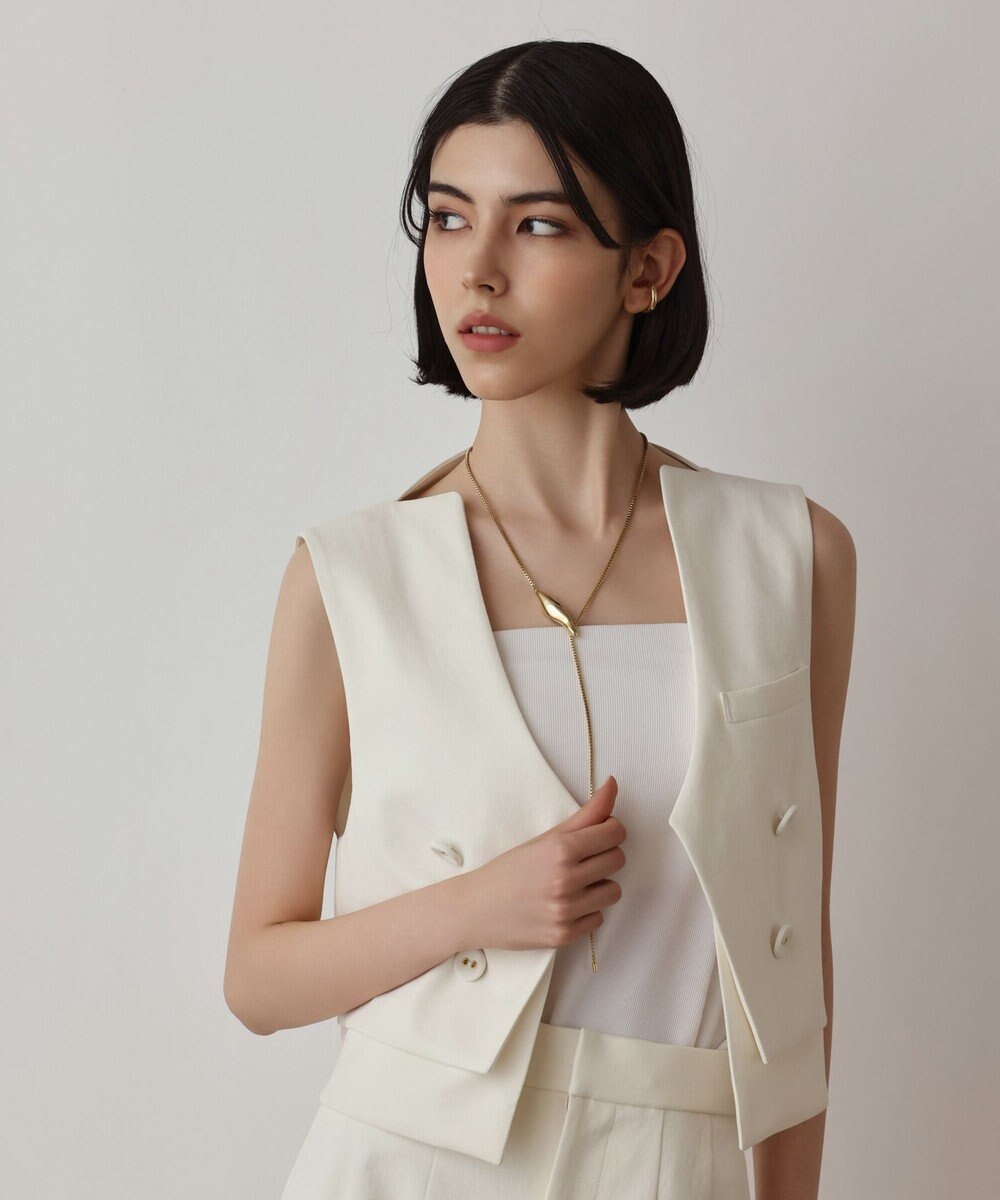 GRACE CONTINENTAL オックスショートジレ 