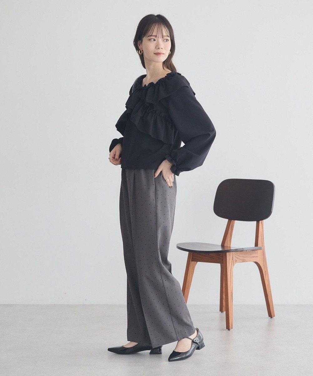 earth music&ecology リラックスドットパンツ 