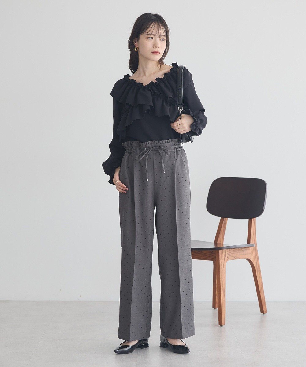 earth music&ecology リラックスドットパンツ 