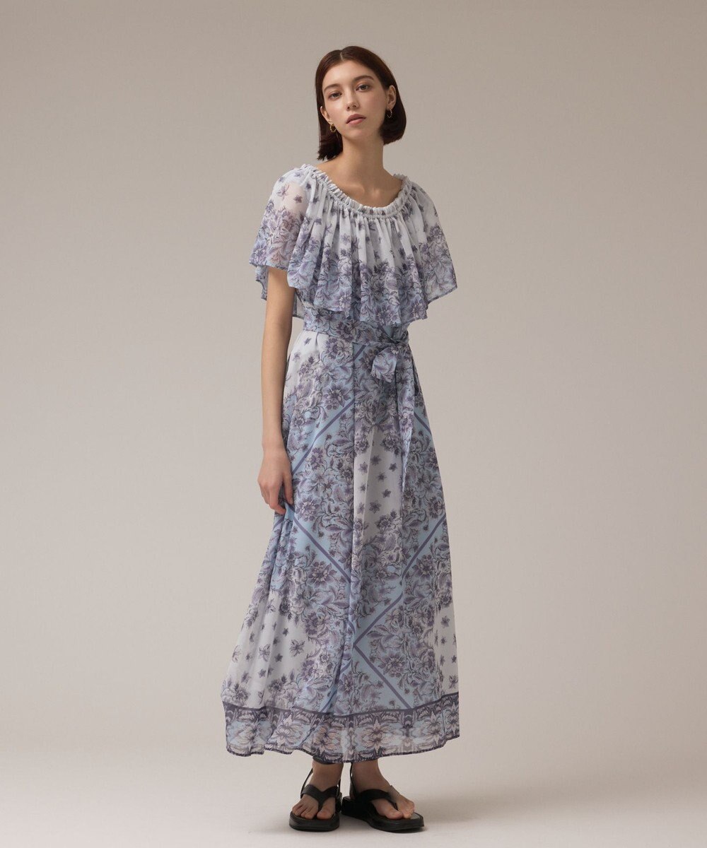 GRACE CONTINENTAL マルチWAYシフォンワンピース 