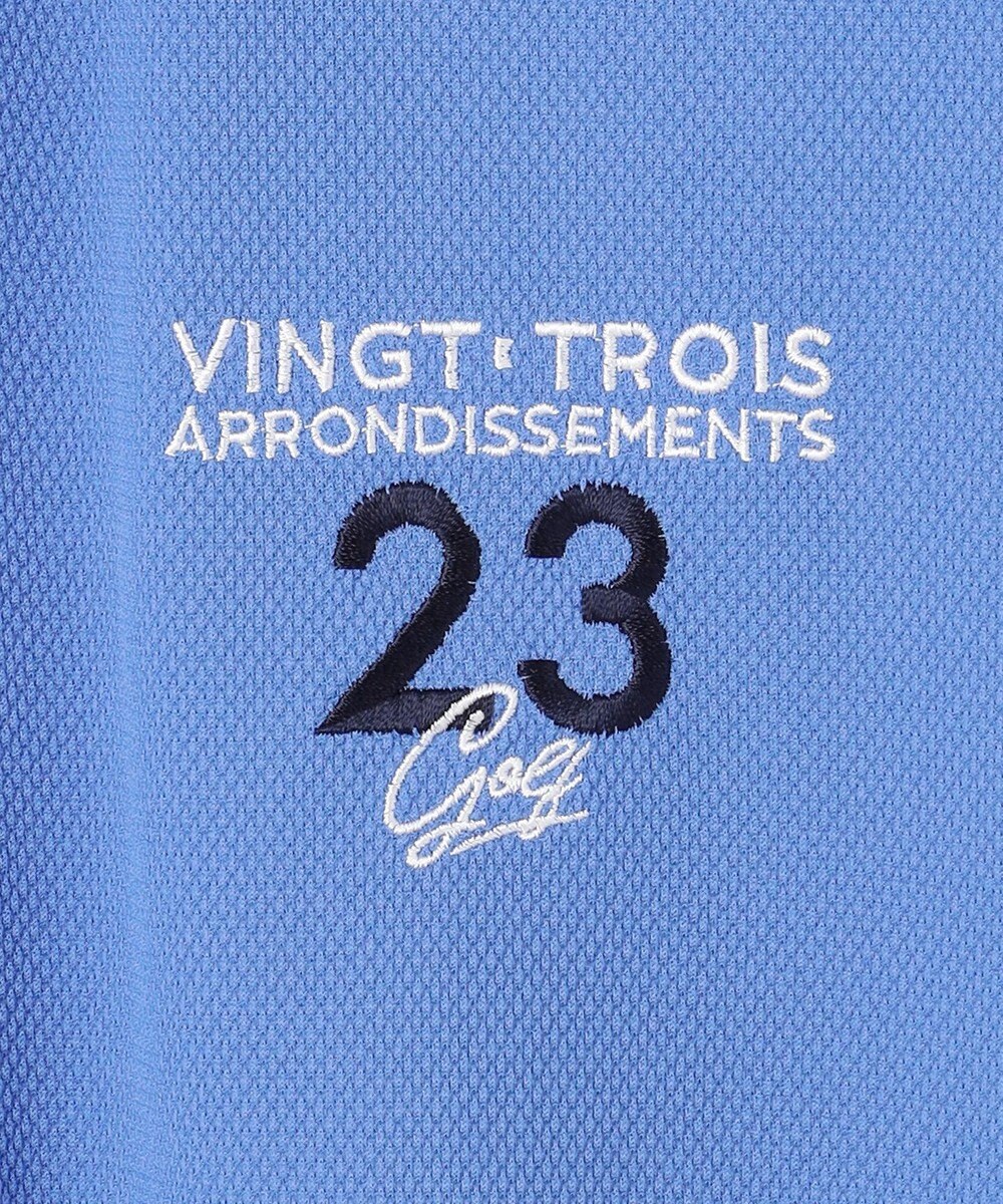 23区GOLF 【MEN】ハニカムライトカノコメッシュ衿ポロ 