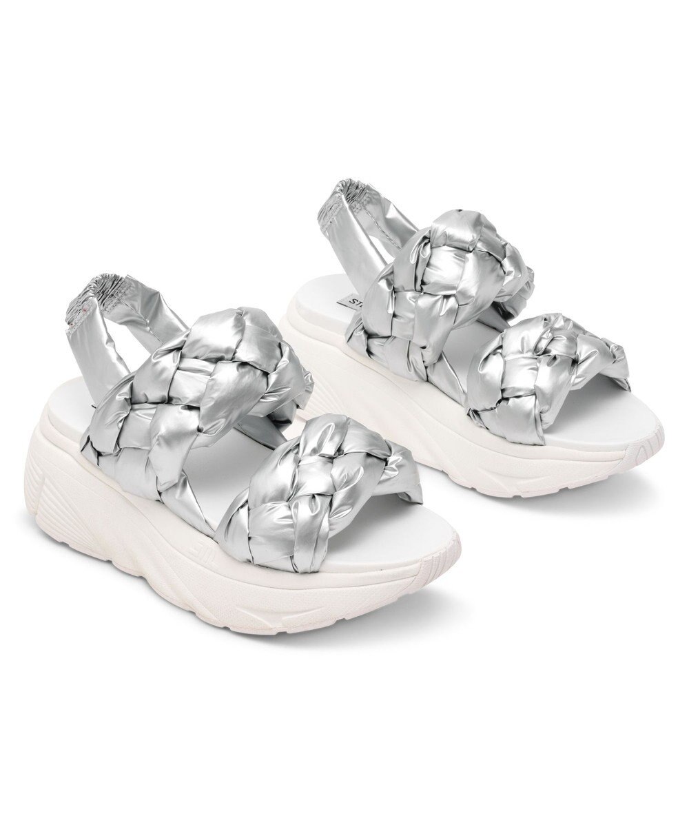 STEVE MADDEN HORIZON 5 編み込みスポーツサンダル 