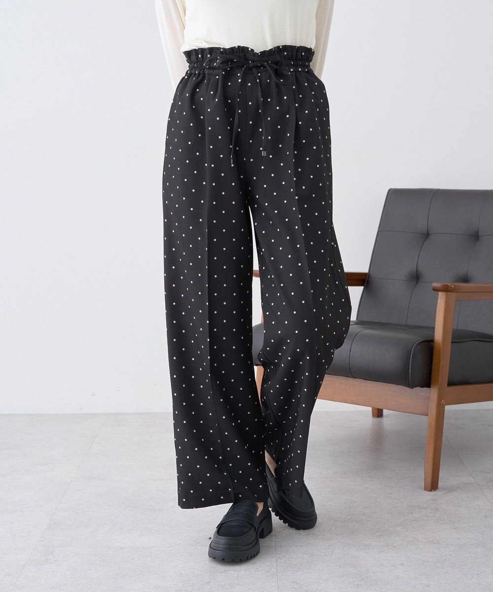 earth music&ecology リラックスドットパンツ 