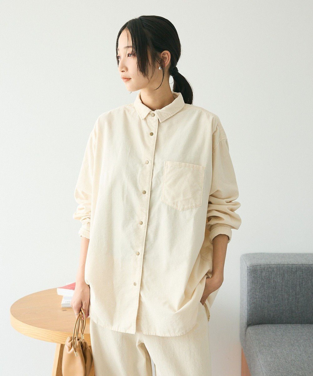 CRAFT STANDARD BOUTIQUE コーデュロイシャツ Ivory