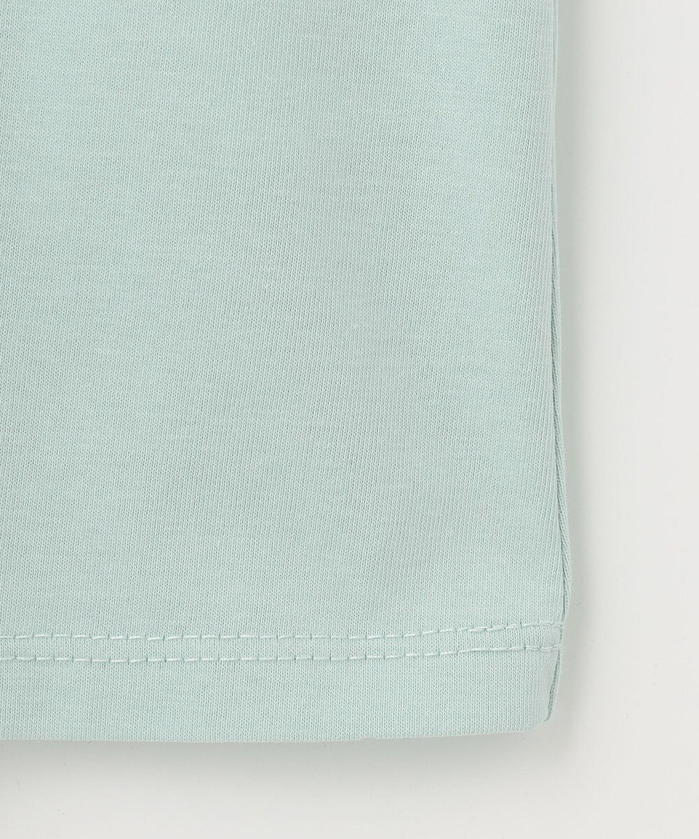 ANY SIS 【UVケア】プレーティングジャージー タックスリーブ カットソー 