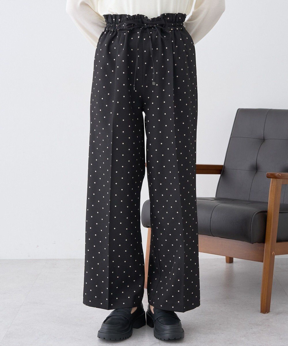 earth music&ecology リラックスドットパンツ 