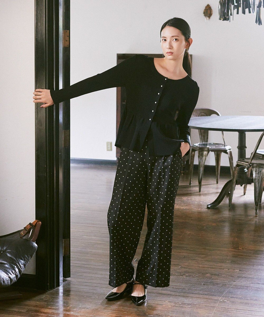 earth music&ecology リラックスドットパンツ 