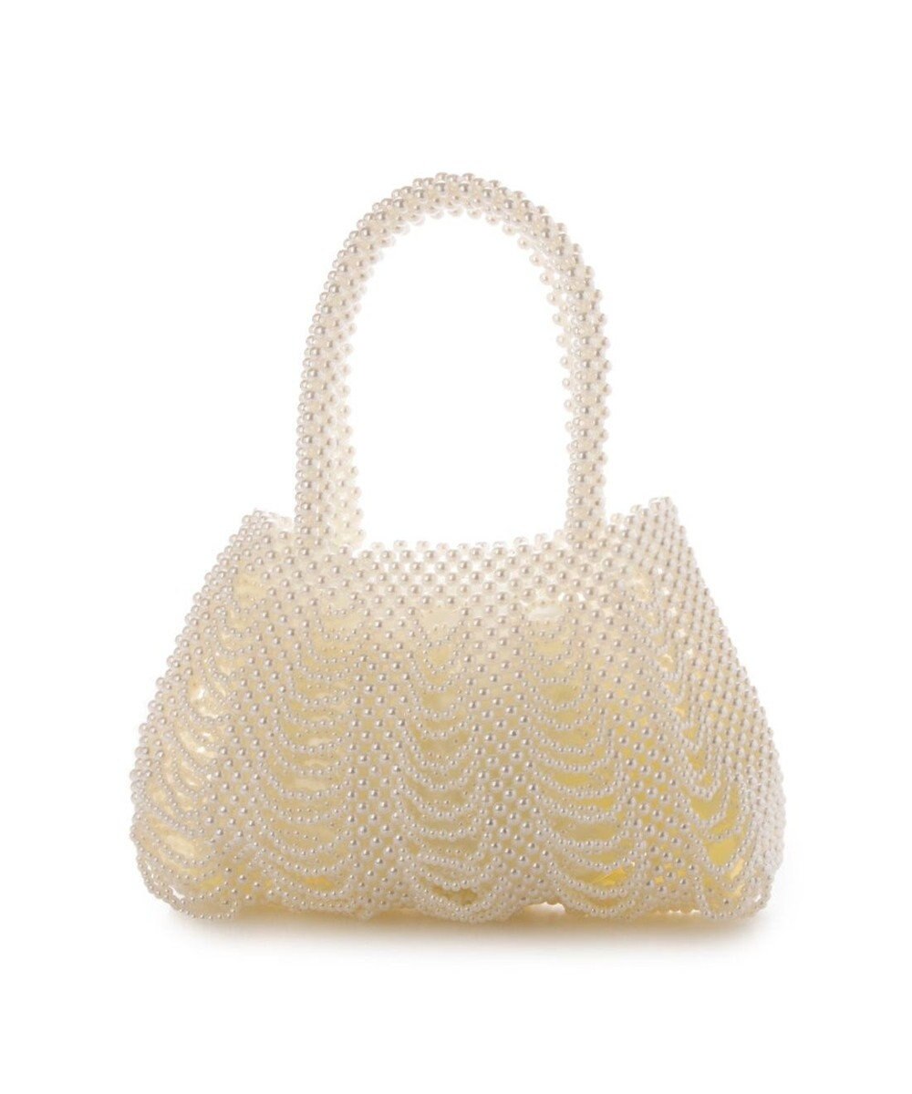 UNBILLION カシュカシュ cachecache / パール調編みバッグﾞ 