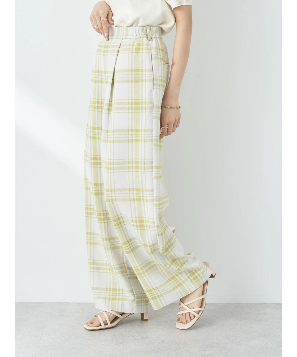 earth music&ecology タックワイドパンツ 