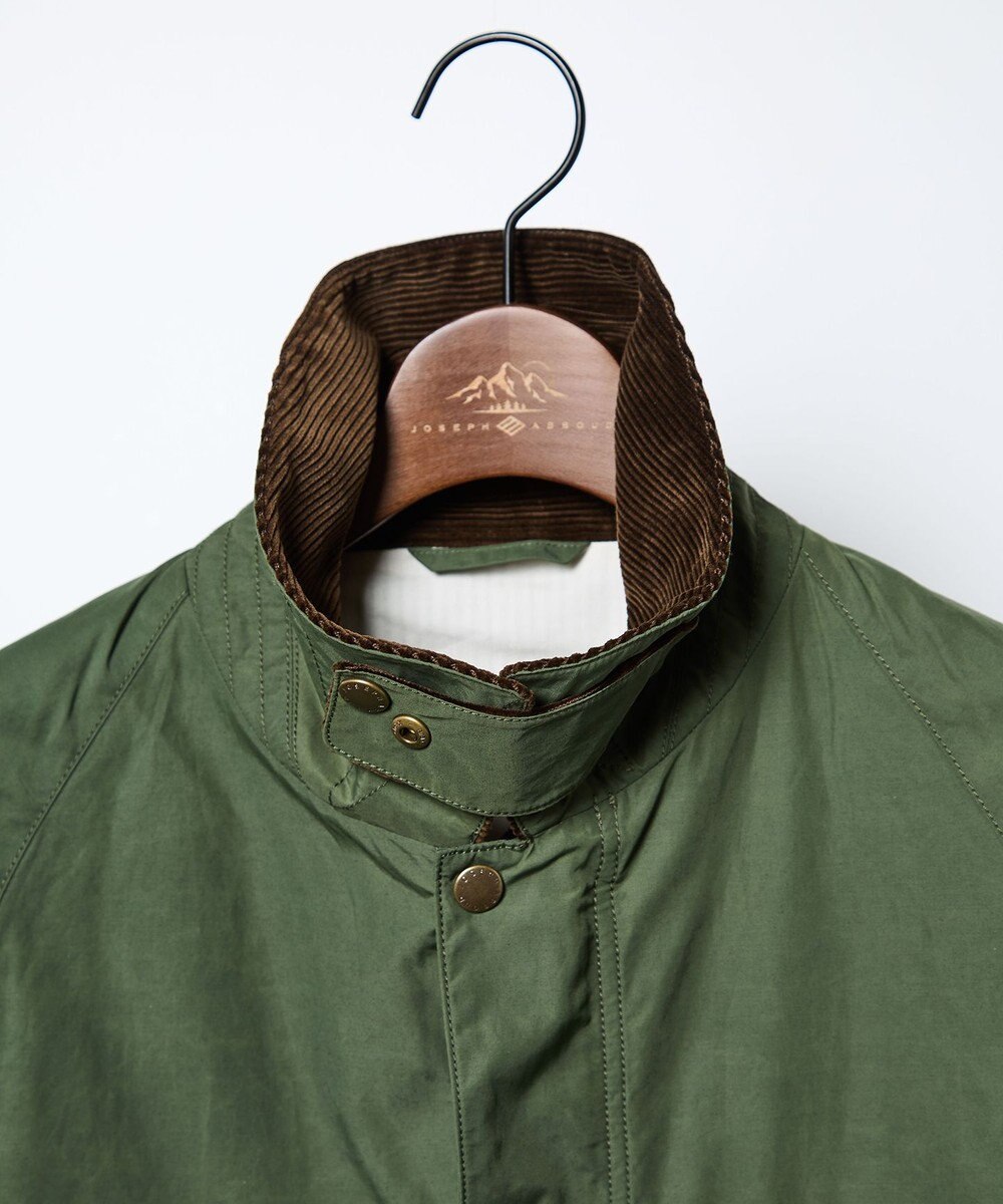 JOSEPH ABBOUD MOUNTAIN 【軽量/ワックスコーティング・テ―ム・ヤルビー氏コラボ】ワックスクロス プリント ブルゾン 