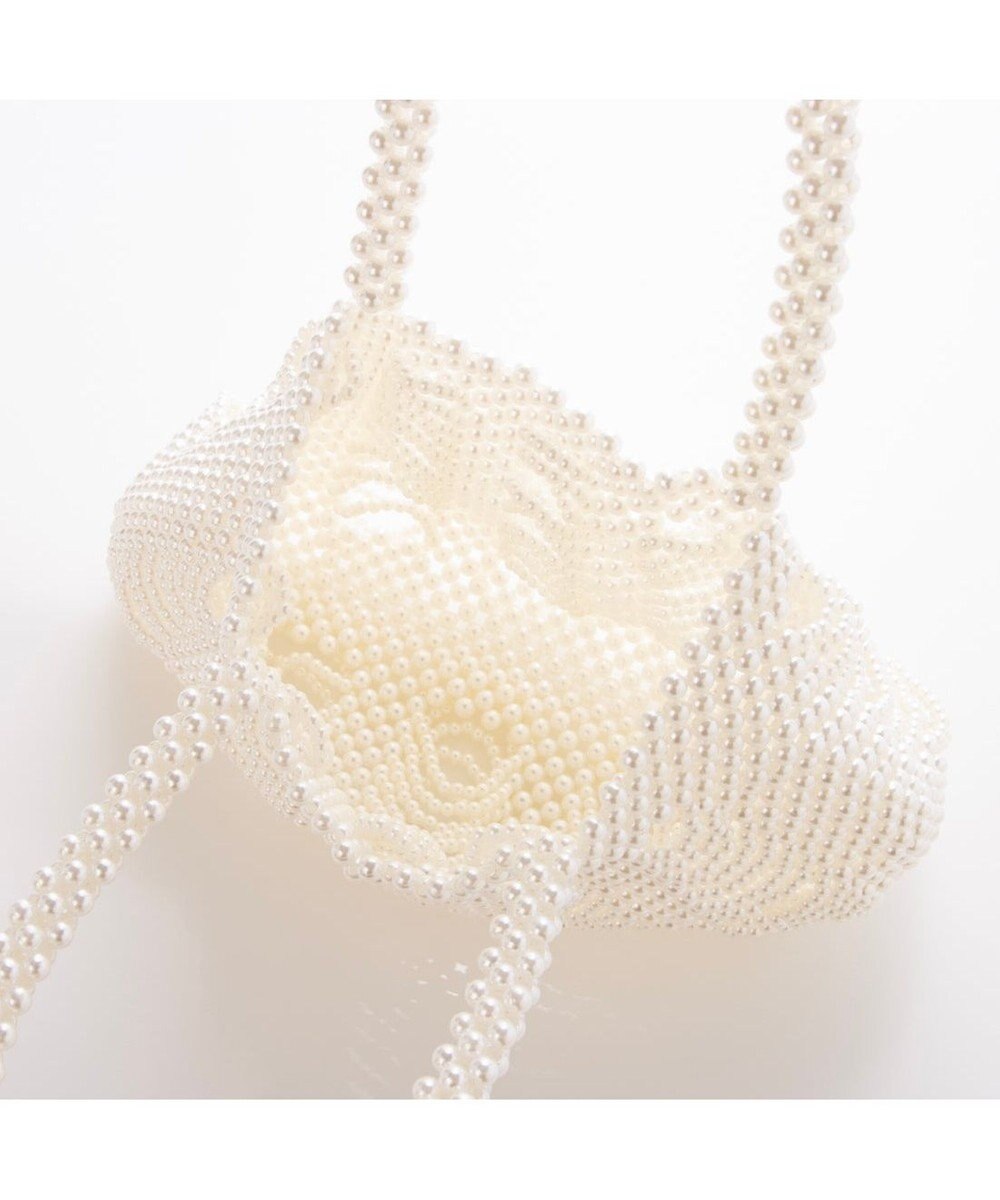 UNBILLION カシュカシュ cachecache / パール調編みバッグﾞ 