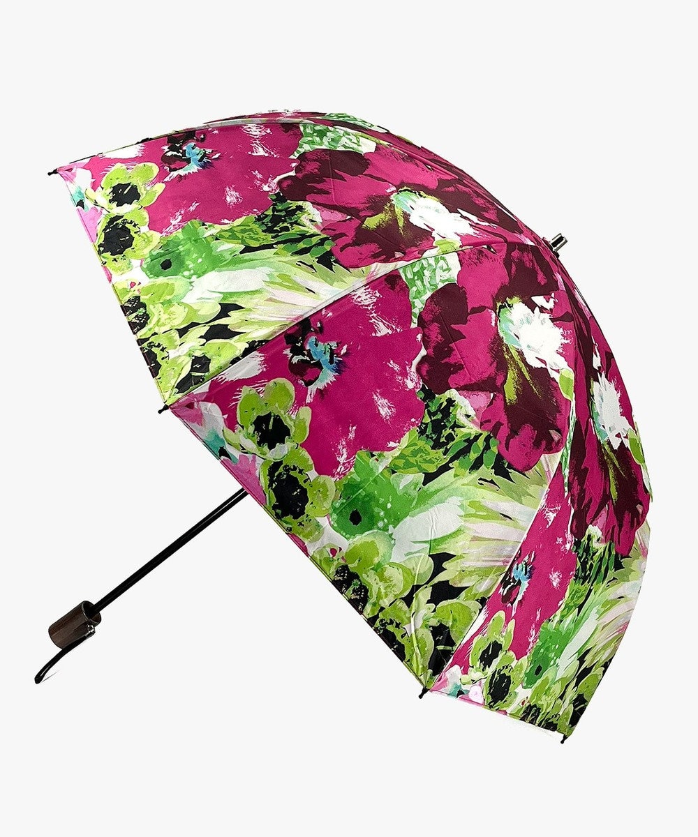 general design store 【UV/遮光率99％以上/晴雨兼用】UNICO花柄折傘 PINK