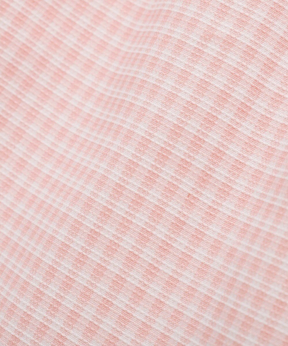 Maison de FLEUR ギンガムダブルリボンギャザートートバッグ 