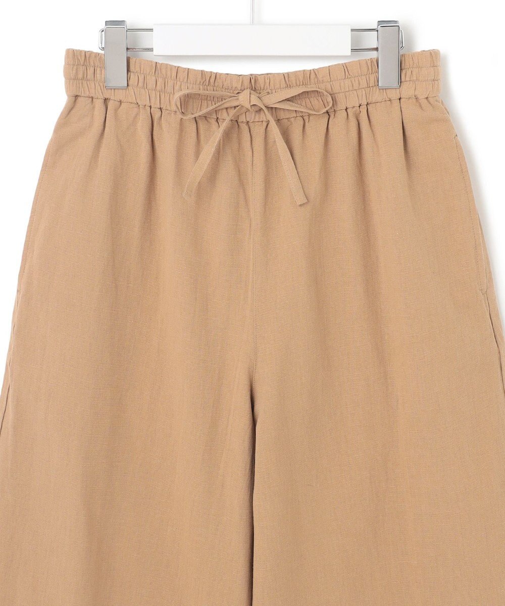 J.PRESS YORK STREET 【WOMEN】ワンウォッシュリネンコットン ワイドパンツ 