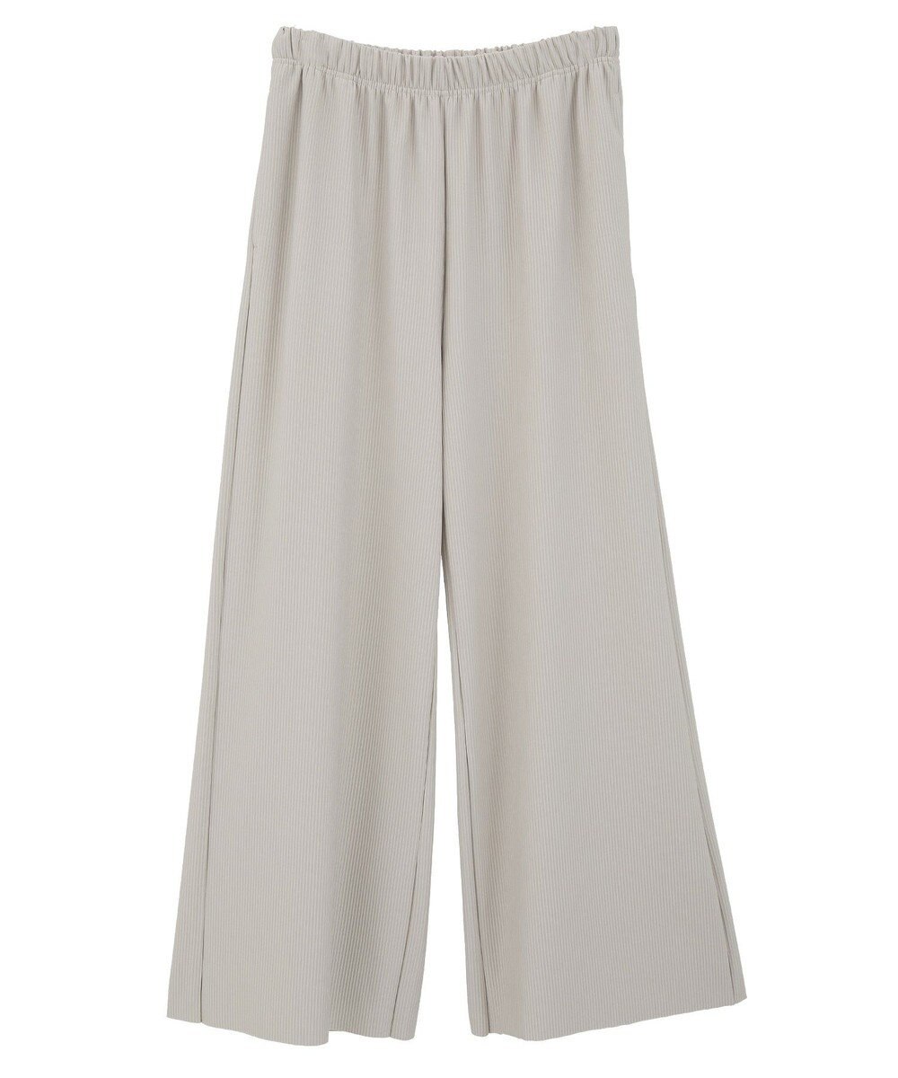 Green Parks 楽ちんプリーツワイドパンツ 