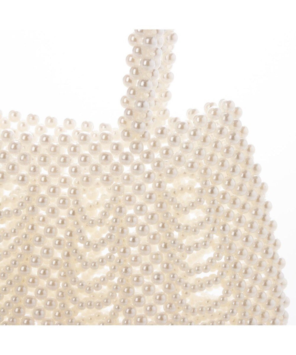 UNBILLION カシュカシュ cachecache / パール調編みバッグﾞ 