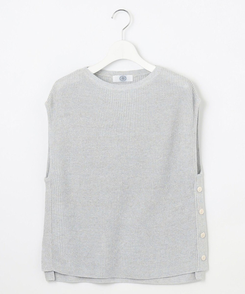 J.PRESS LADIES S 【洗える】Linen Cotton Vest  ニット ベスト 