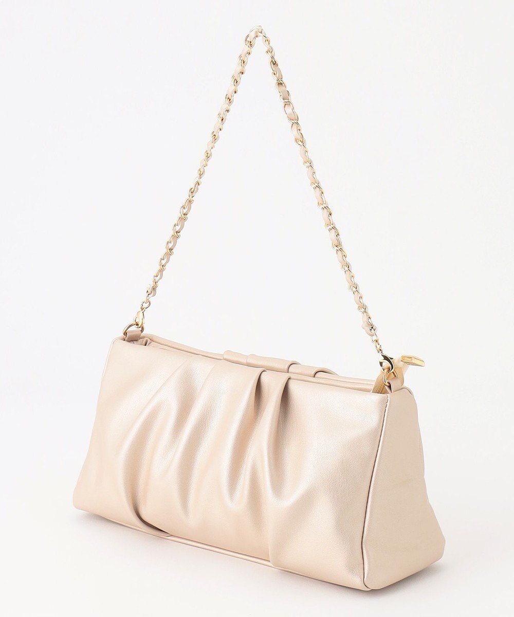 ANY SIS 【2WAY】ギャザーチェーンクラッチショルダー バッグ 