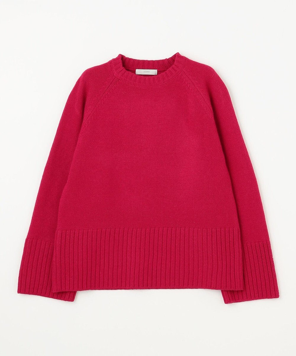 ANY 【6色展開】ラムウールラグランスリーブニット 