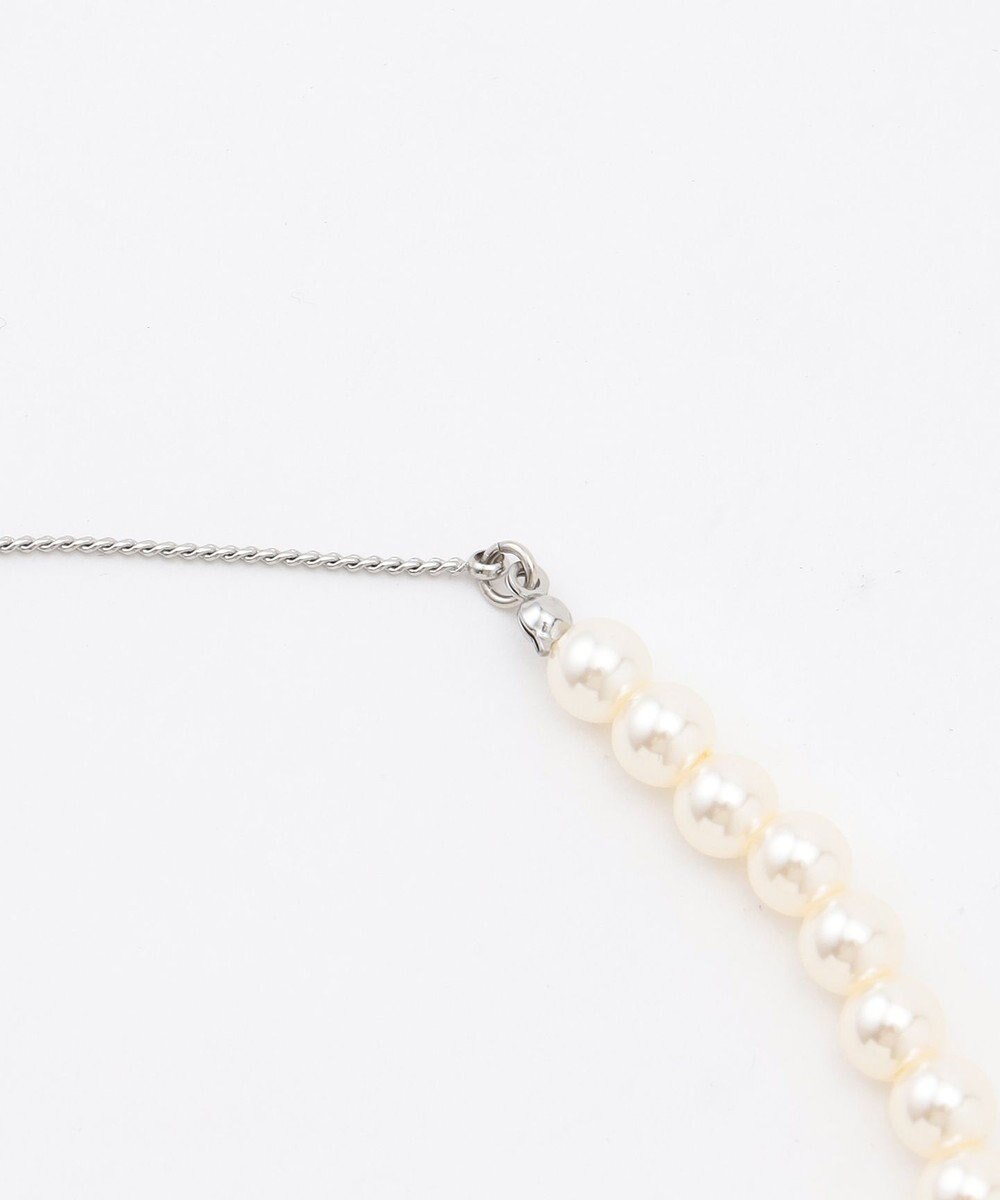 ANY パールラリエットネックレス 