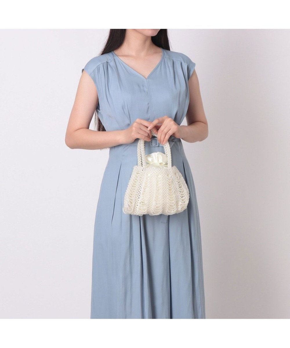 UNBILLION カシュカシュ cachecache / パール調編みバッグﾞ 