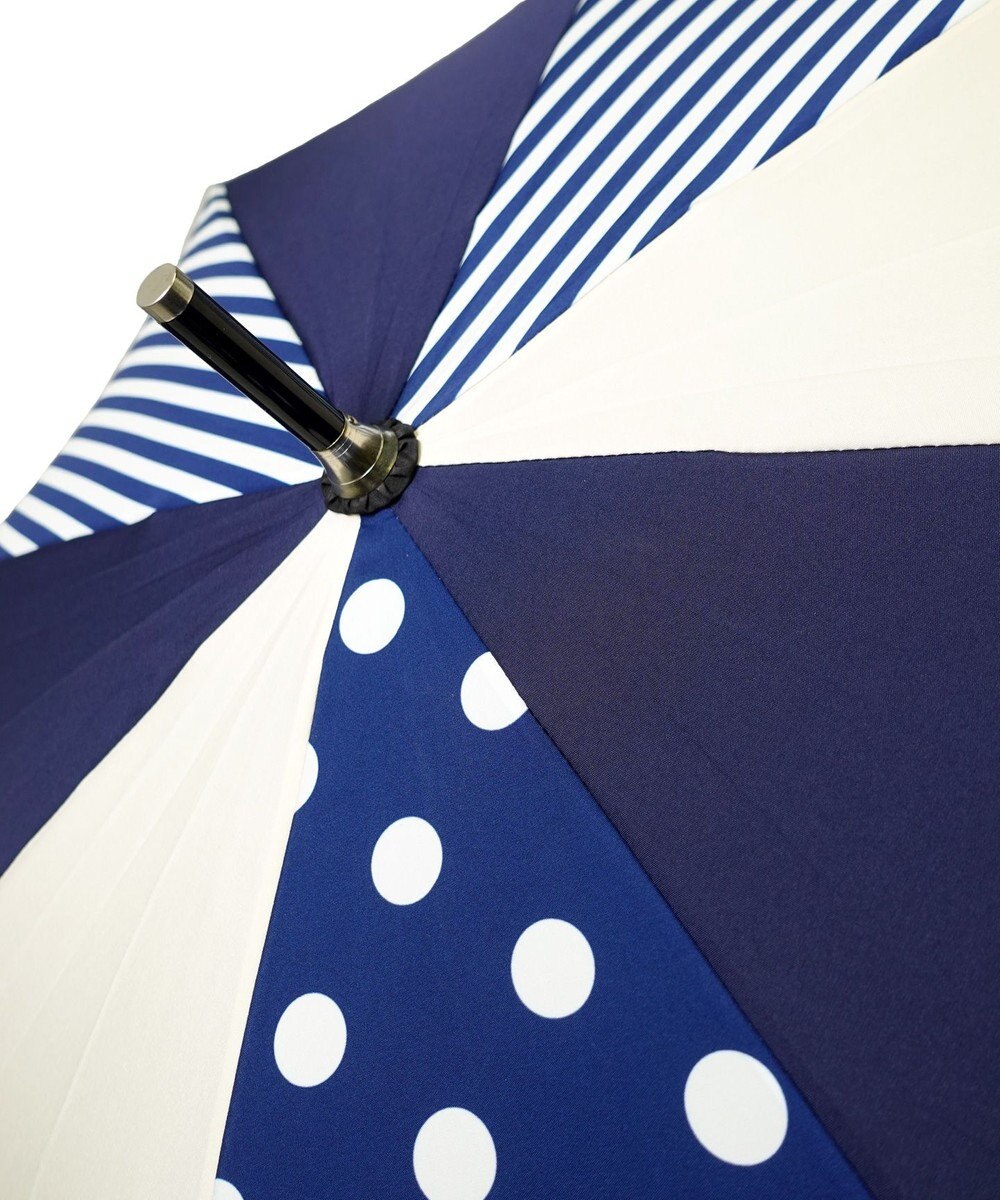 +RING レディース向け プラスリング 長傘 60cm NVY T1374 