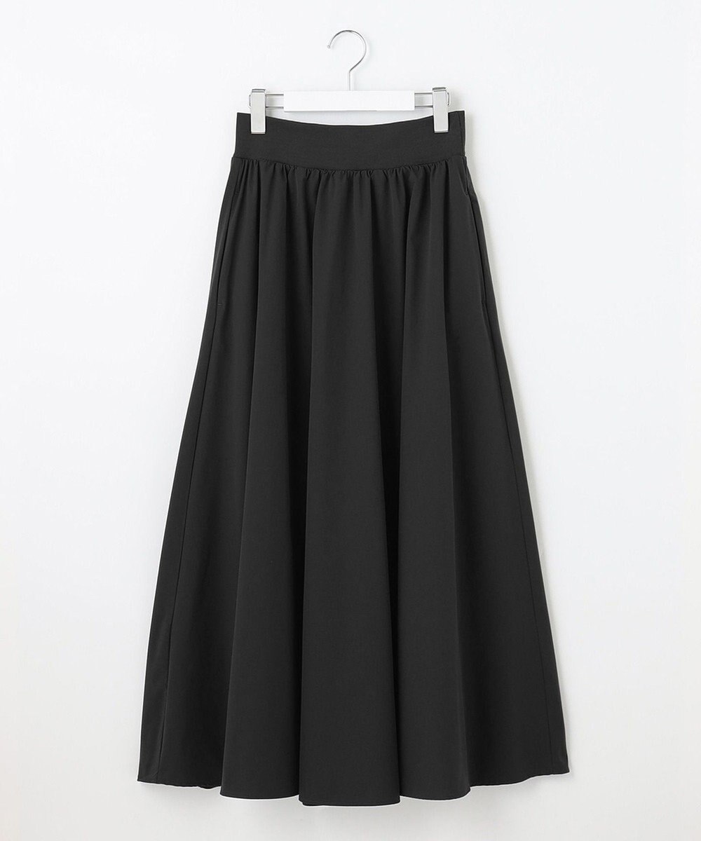 UNFILO 【撥水/ストレッチ/軽量】マジカル機能 ギャザースカート 