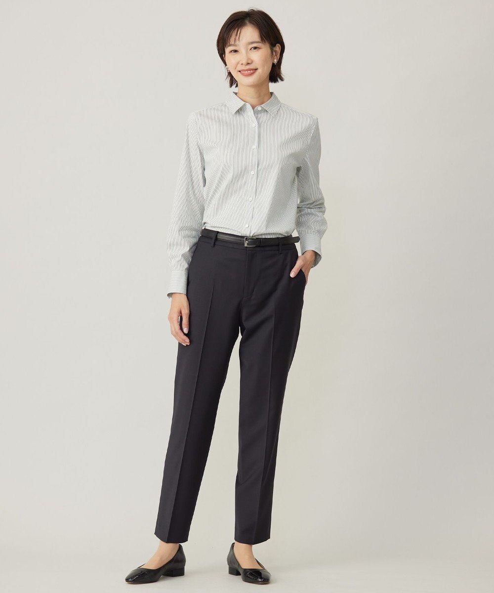 J.PRESS LADIES 【セットアップ対応】BAHARIYE SOLID テーパード パンツ 