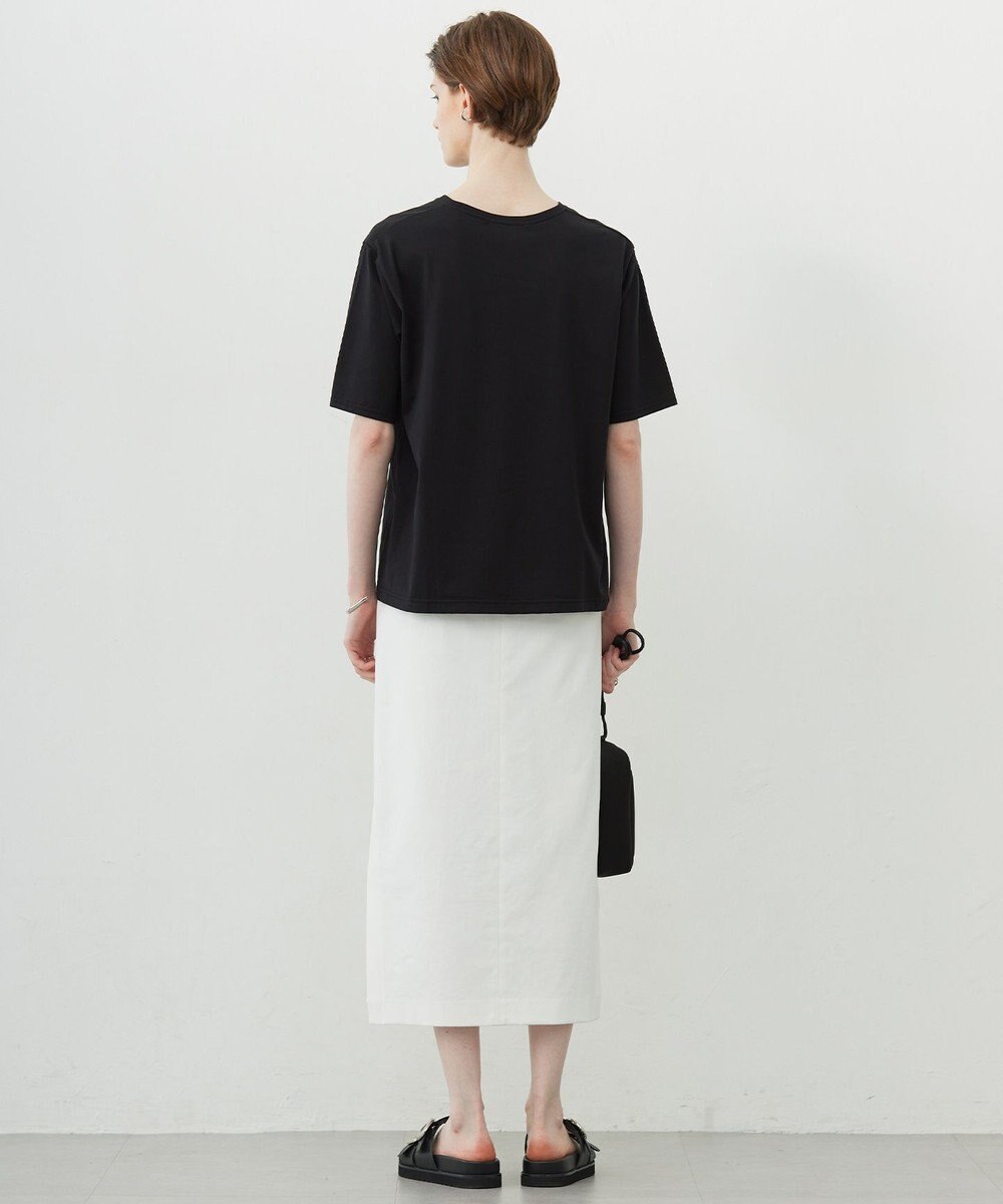 ICB L 【接触冷感・UVケア・洗える】ゼブラ柄 TEE 