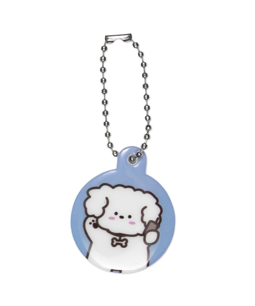 WEGO 【痛バ＆推し活グッズ】チャーム付きゆるアニマルガラケーカードホルダーキーホルダー 
