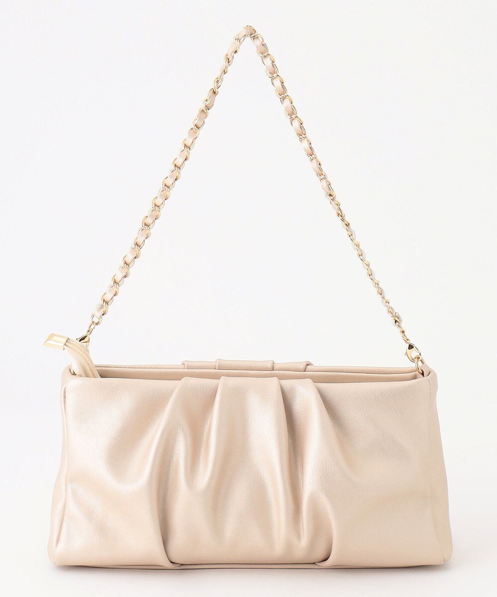 ANY SIS 【2WAY】ギャザーチェーンクラッチショルダー バッグ 