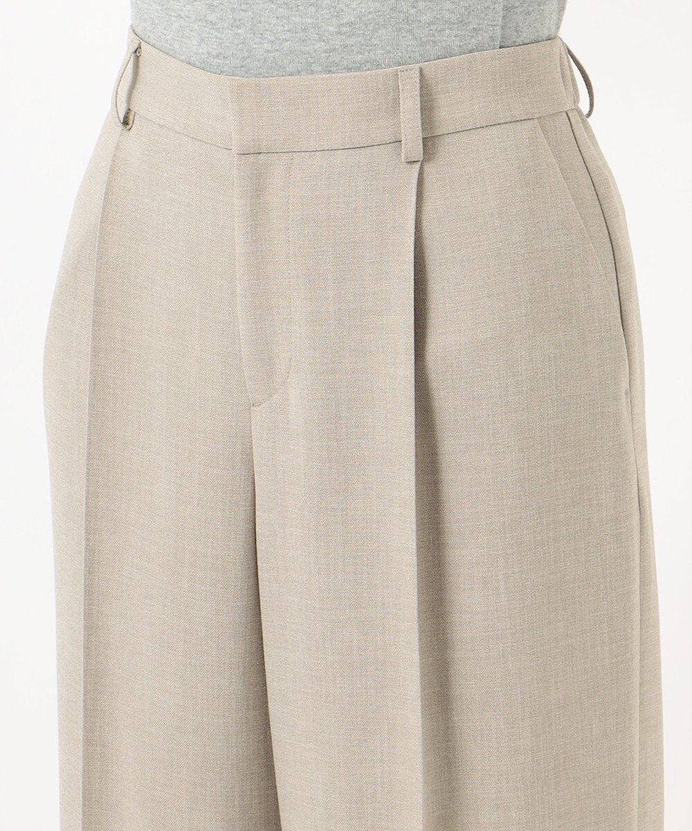 自由区 【イージーケア/セットアップ対応】サマーセットアップ ワイドパンツ 