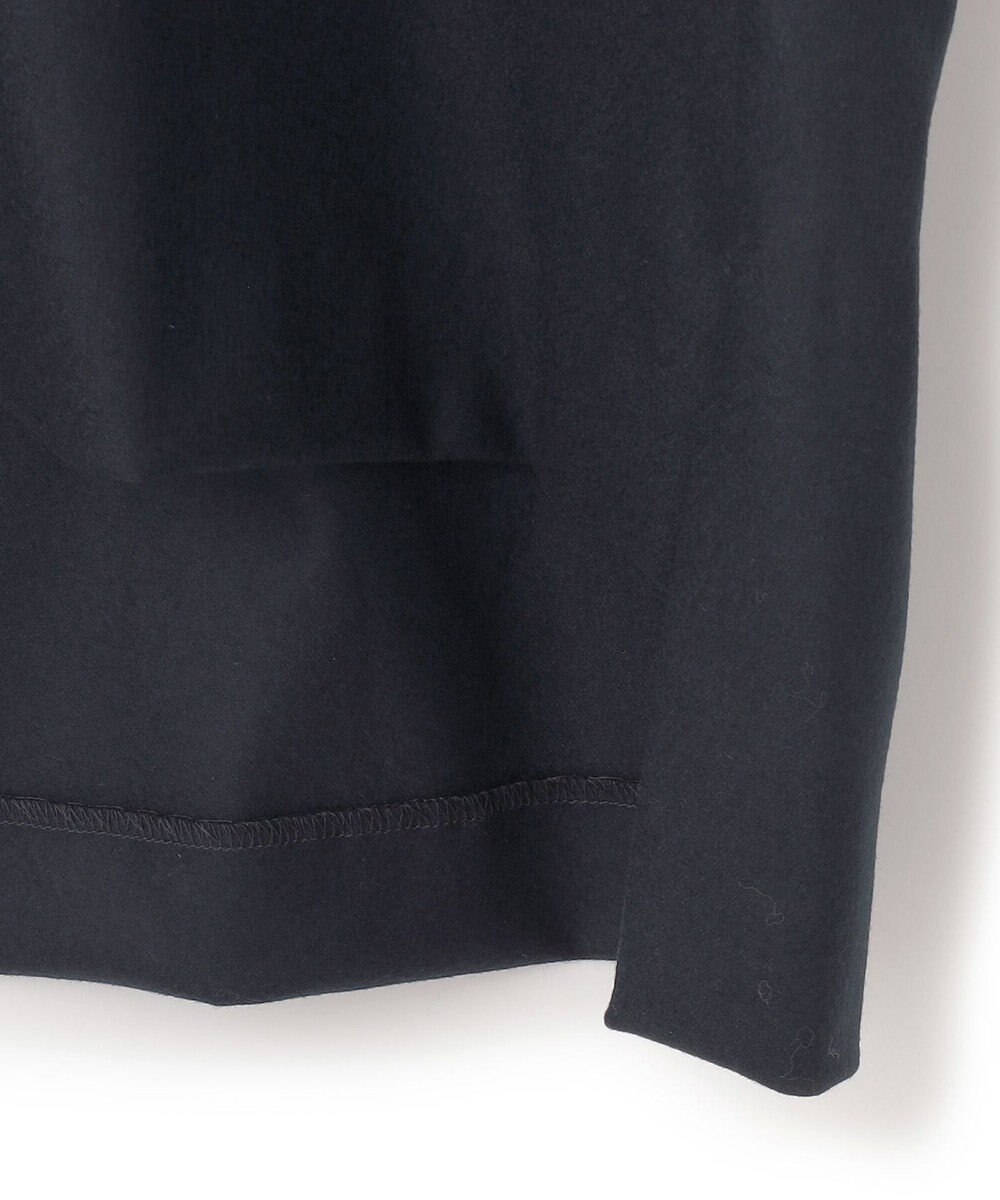 ICB 【洗える・WEB限定カラーあり】 ウールミルドサキソニー キーネックブラウス 