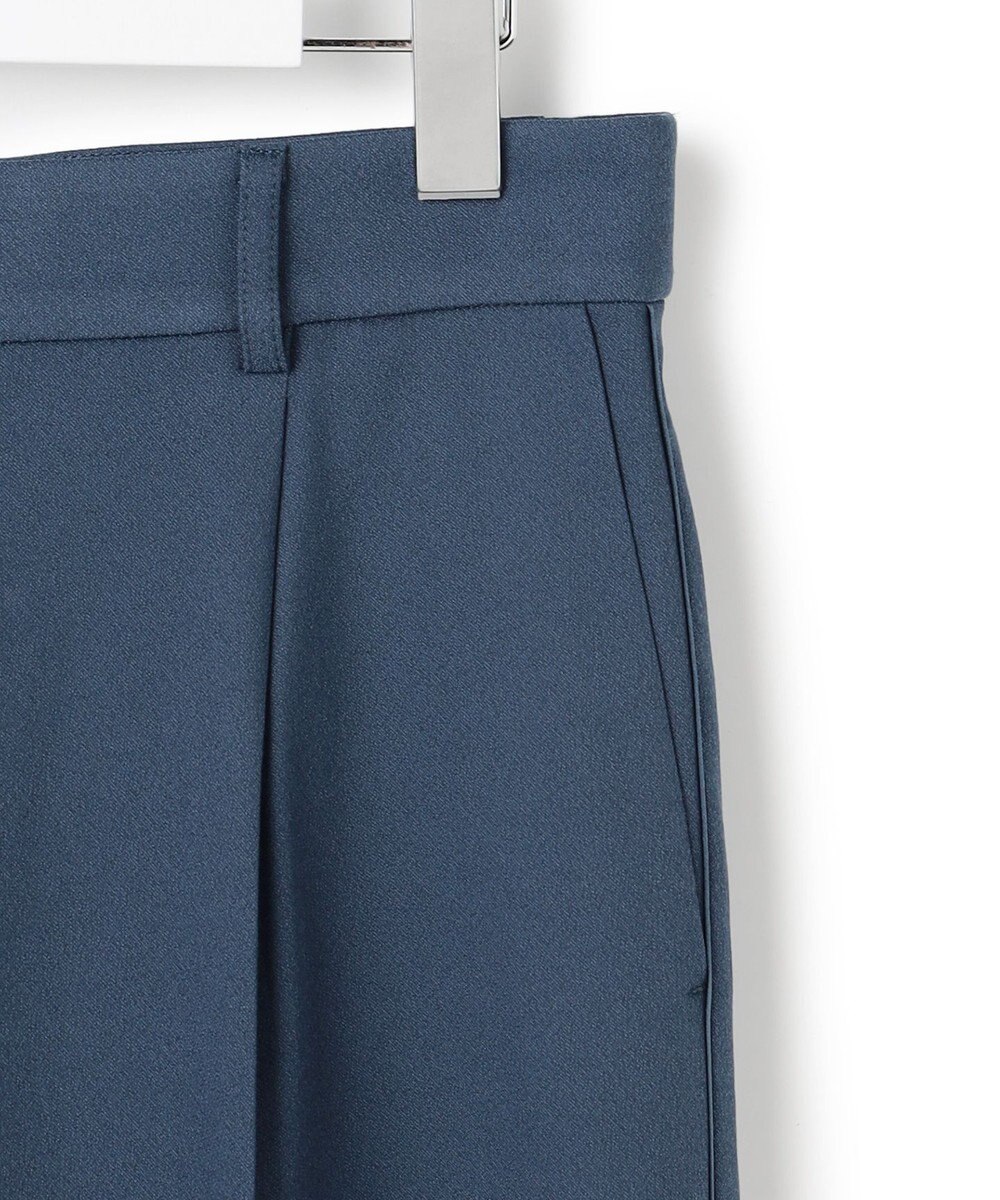 ICB L 【裏起毛】 ウォームサテン ワイドストレートパンツ 