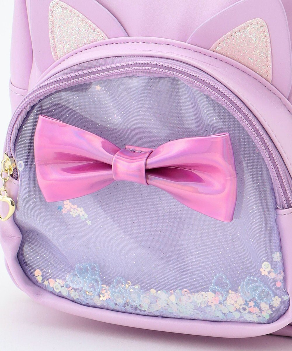 ANY KIDS ネコ耳付き シャラシャラ リュック 