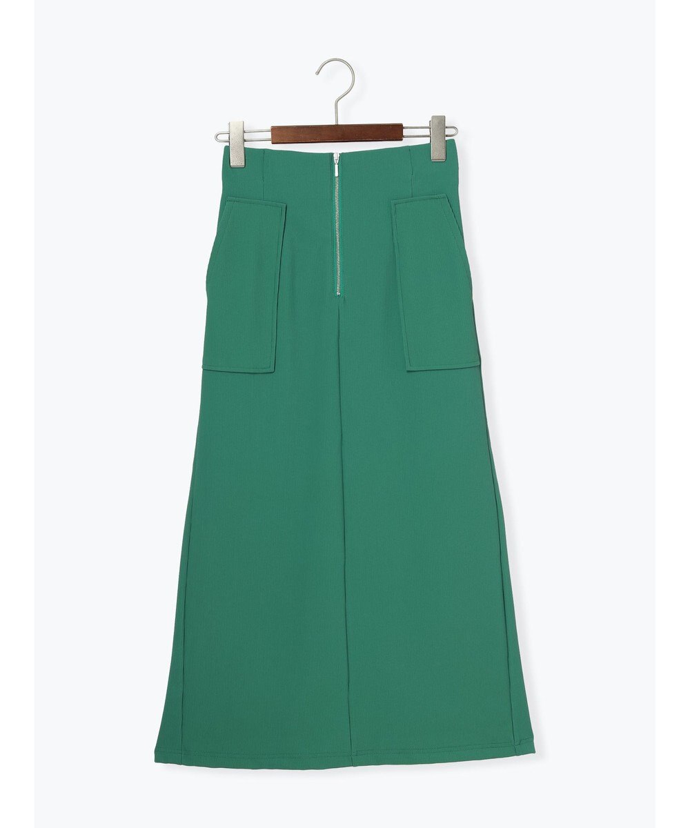 Te chichi フロントZIPトリコットタイトスカート 