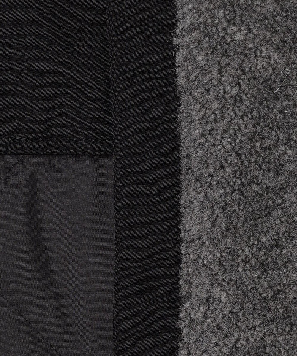 ICB L 【リバーシブル着用可能】 リバーシブルキルト ミドル丈コート 