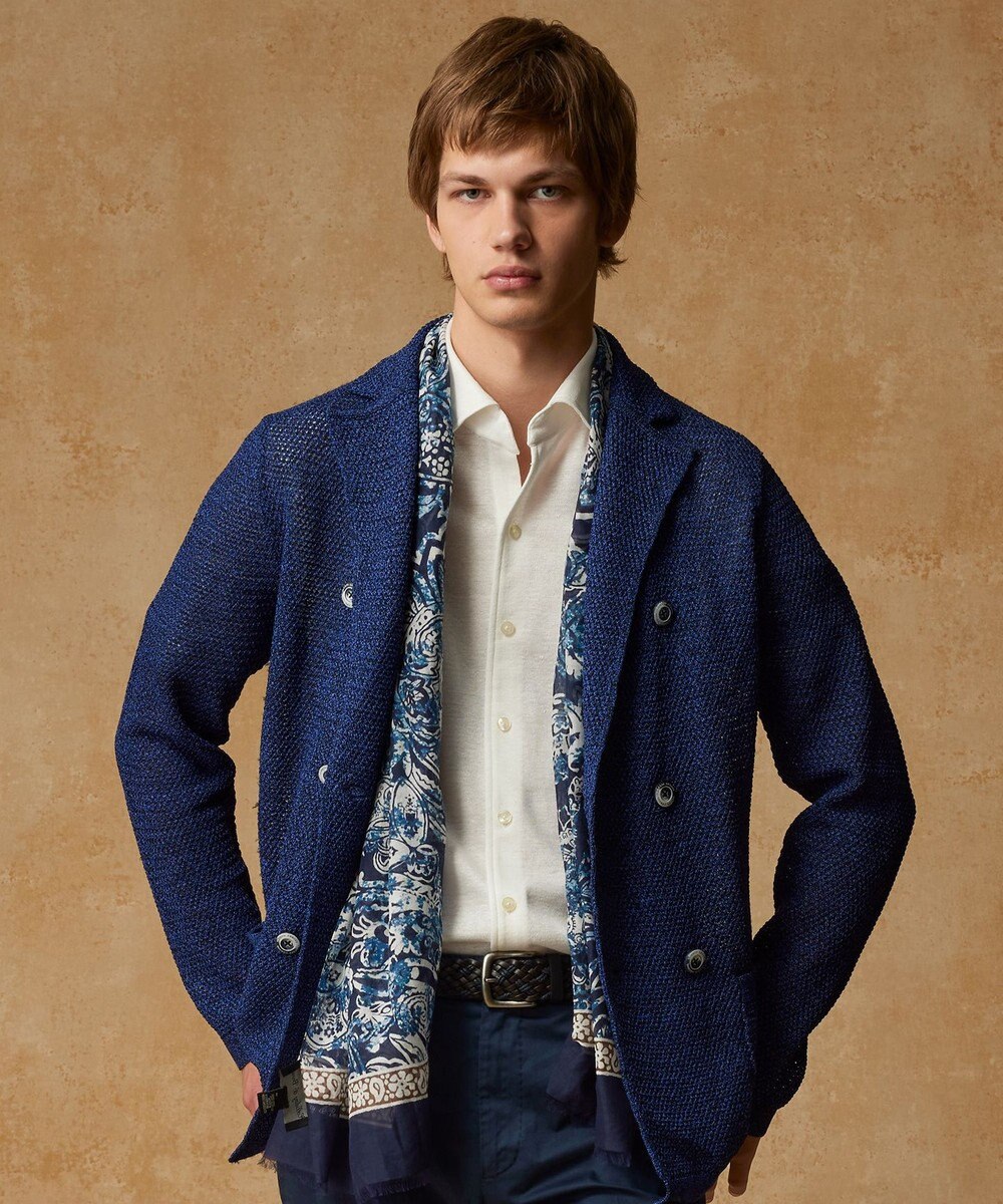 JOSEPH ABBOUD 【イタリア製・Holliday&Brown】マルチペイズリー ストール 