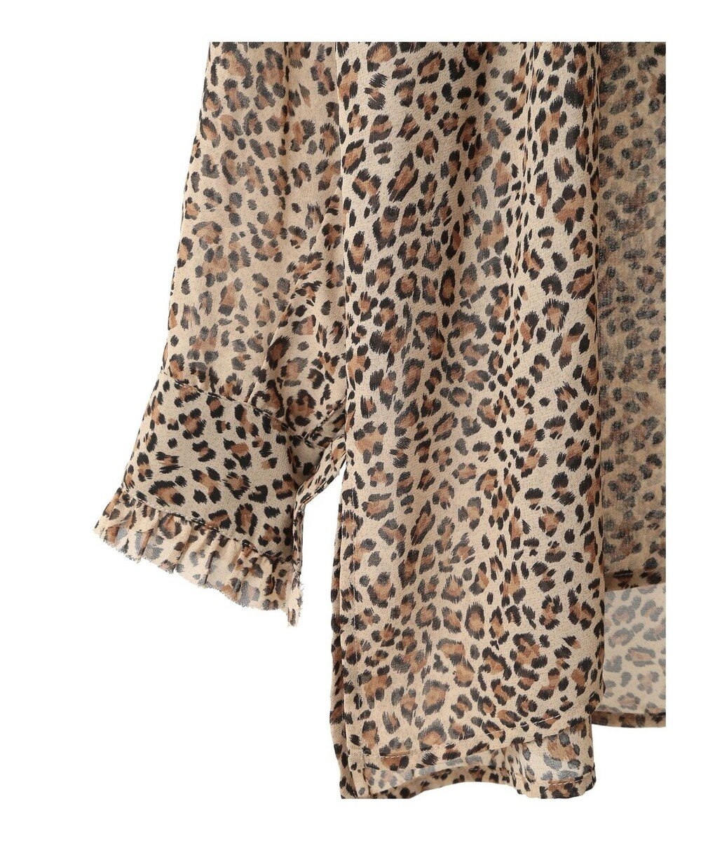 YECCA VECCA フリルデザインロングシャツ 