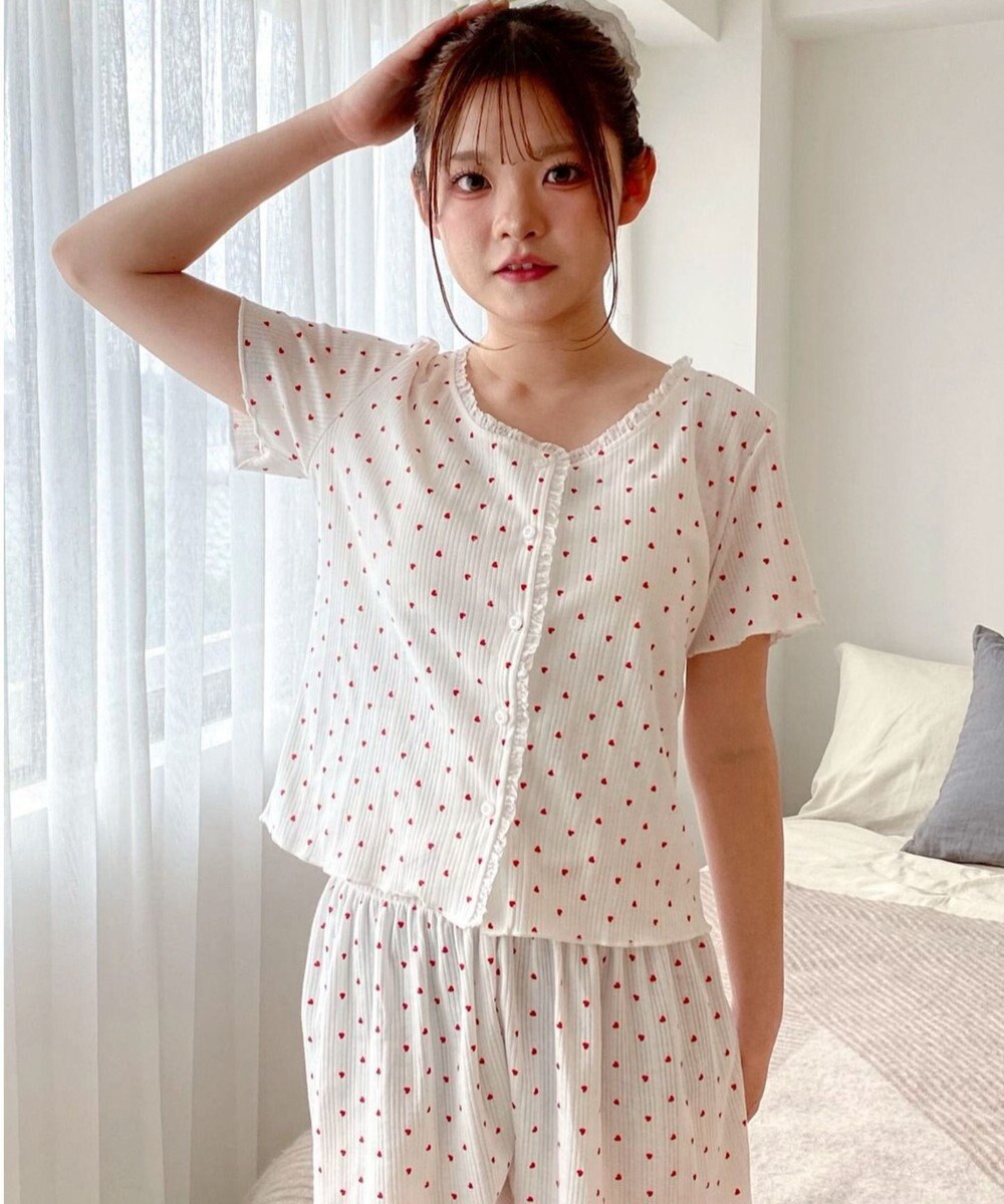 WEGO 総柄セットアップルームウェア 