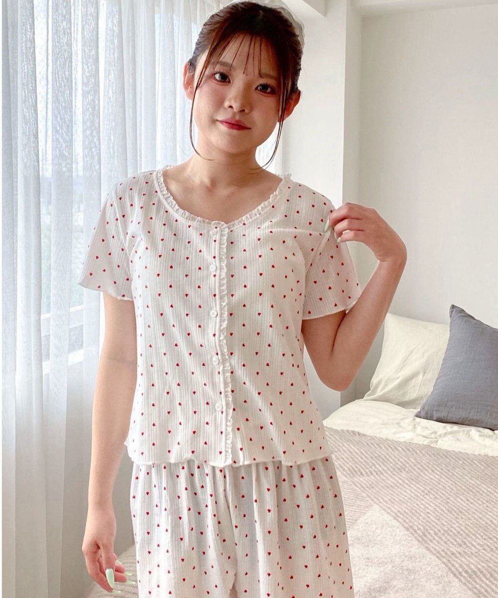 WEGO 総柄セットアップルームウェア 
