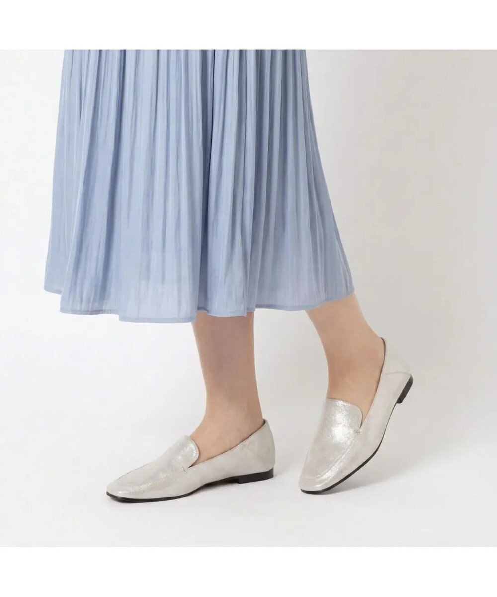 MODE ET JACOMO <carino>スクエアトゥフラットシューズ 